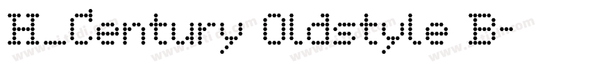 H_Century Oldstyle B字体转换 H_Century Oldstyle B字体转换